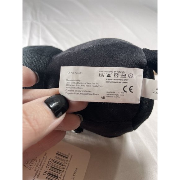 Kleptocats Plush 6” Skeleton Cat Kitty Black & White Bones - Picture 5 of 5